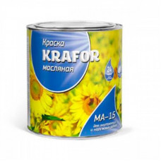 Краска МА-15 вишневая КРАФОР (0,9кг)