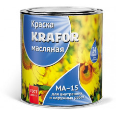 Краска МА-15 вишневая КРАФОР (2,5кг)