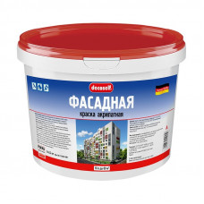 Краска фасадная акрилатная основа А мороз. ПУФАС Decoself ФК (10л=15,8кг)