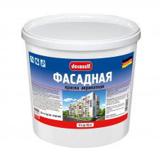 Краска фасадная акрилатная основа D мороз. ПУФАС Decoself ФК (15л=23,7кг)