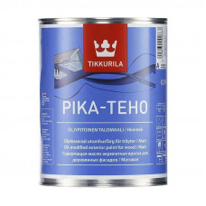 Краска фасадная акрилатная для домов белая базис A ТИККУРИЛА Пика-Техо (0,9л)
