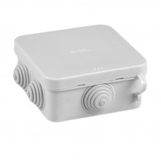 Коробка разветвительная о/у IP55 7 вводов (RAL7035) ХЕГЕЛЬ КР-2604-И (100х100х50мм)