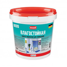 Краска влагостойкая белая мороз. ПУФАС Decoself (0,89л=1,4кг)