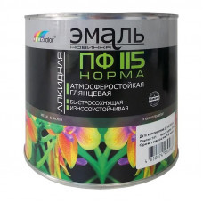 Эмаль ПФ-115 черная НОРМА НОВОКОЛОР (1,9кг)