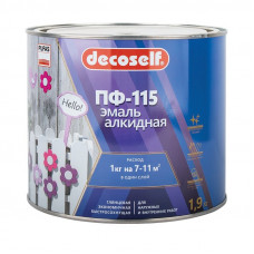 Эмаль ПФ-115 светло-голубая ПУФАС Decoself (1,9кг)