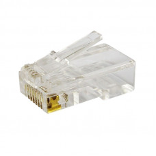 Коннектор компьютерный для кабеля cat.5e (8р-8с) ТДМ ЭЛЕКТРИК RJ-45 UTP (100шт)
