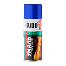 Эмаль аэрозольная термостойкая красная KUDO-5005 (0,52 л)