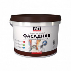 Краска фасадная акриловая база А белая ВГТ (6кг)