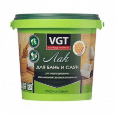 Лак акриловый для бань и саун ВГТ (9кг)