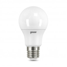Лампа светодиодная LED E27, 12Вт, 230В, груша А60, 3000К, теплый белый GAUSS
