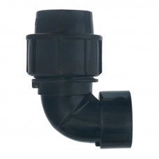 Отвод компрессионный комбинированный PN16 20х1/2", ВР, полиэтилен (ПНД) СПЕКТР ПЛАСТ