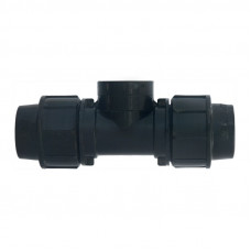 Тройник компрессионный комбинированный PN16 20х1/2", ВР, полиэтилен (ПНД) СПЕКТР ПЛАСТ