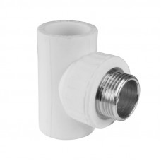 Тройник комбинированный 20х1/2", НР, полипропилен VALFEX