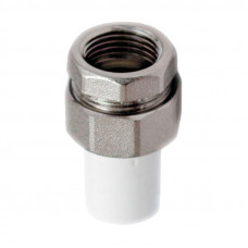 Муфта разборная (американка) трубная 20х1/2", ВР, полипропилен VALFEX