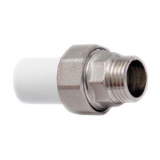 Муфта разборная (американка) трубная 20х1/2", НР, полипропилен VALFEX