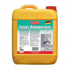 Грунтовка укрепляющая мороз КОНЦЕНТРАТ 1:2 ПУФАС Decoself (5л)