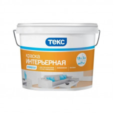 Краска интерьерная белая ТЕКС УНИВЕРСАЛ (3кг)