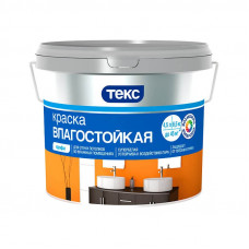 Краска влагостойкая супербелая ТЕКС ПРОФИ (4,5л=6,5кг)