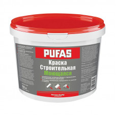 Краска моющаяся строительная мороз. ПУФАС (10=14,70кг)