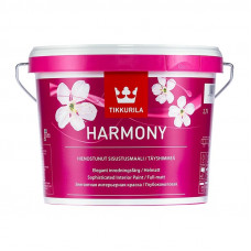 Краска моющаяся матовая базис А ТИККУРИЛА HARMONY (2,7л)