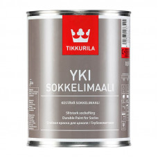 Краска фасадная акрилатная для цоколя белая базис A ТИККУРИЛА Юки (0,9л)