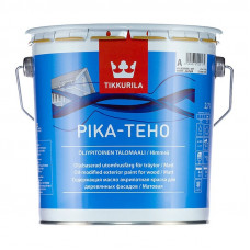 Краска фасадная акрилатная для домов белая базис A ТИККУРИЛА Пика-Техо (2,7л)